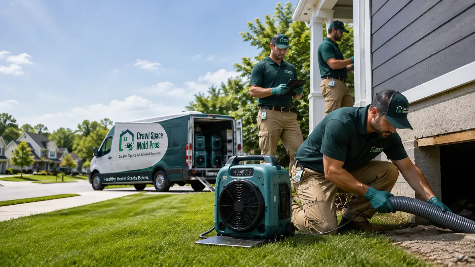 Crawl Space Mold Removal in Ebensburg, PA